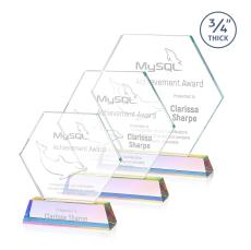 Ralston Prismatic Polygon Crystal Award - Crystal Awards