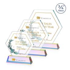 Ralston Full Color Prismatic Polygon Crystal Award - Crystal Awards