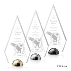 Employee Gifts - Apex Hemisphere Diamond Acrylic Award