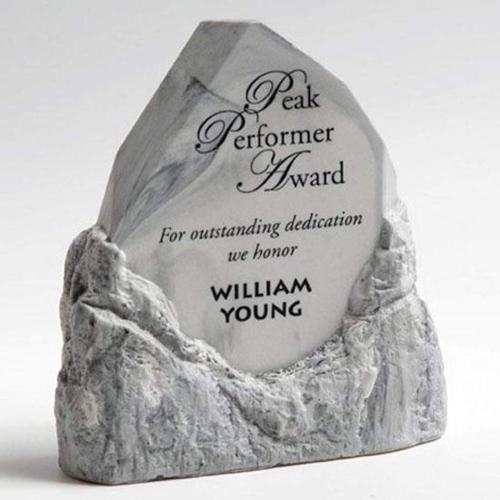 Awards and Trophies - Marble & Stone Awards - Butte White Peaks Stone Award