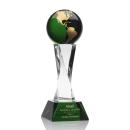 Langport Green Globe Crystal Award