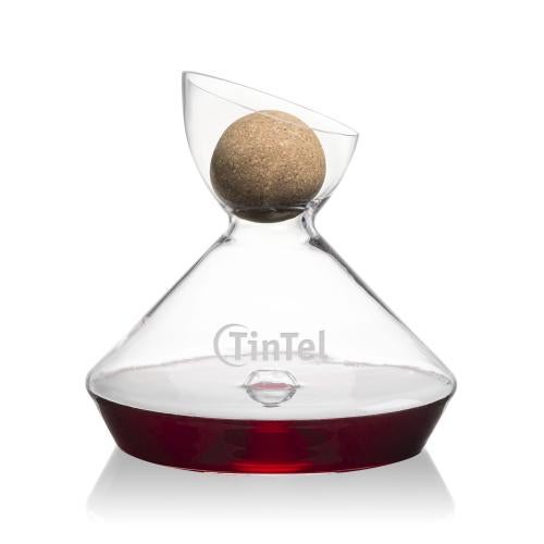 Corporate Gifts - Barware - Carafes - Woodbury Carafe w/Cork Stopper