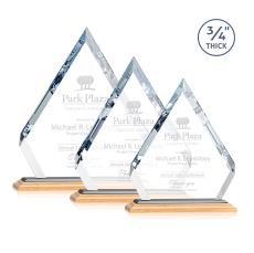 Apex Bamboo/Black Diamond Wood Award - Crystal Awards
