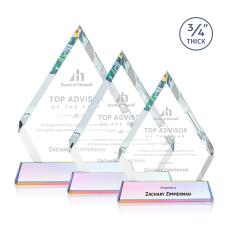 Apex Prismatic on Newhaven Base Diamond Crystal Award - Crystal Awards