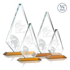 Windsor Amber Diamond Crystal Award - Diamond Awards