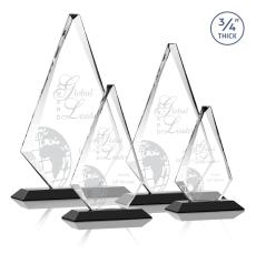 Windsor Black Diamond Crystal Award - Crystal Awards