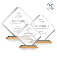 Toulon Bamboo/Black Diamond Wood Award - Crystal Awards