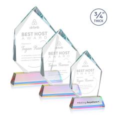 Deerhurst Ice Peak Prismatic on Newhaven Peaks Crystal Award - Crystal Awards
