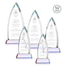 Shildon Prismatic on Newhaven Peaks Crystal Award - Awards and Trophies