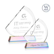 Nantucket Prismatic on Newhaven Peaks Crystal Award - Crystal Awards