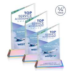 Scarsdale Full Color Prismatic on Newhaven Peaks Crystal Award - Awards and Trophies
