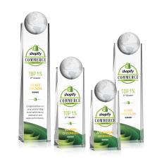 Sherbourne Full Color Globe Crystal Award - Awards and Trophies