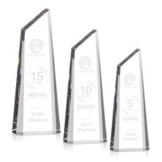 Akron Tower Peaks Crystal Award - Crystal Awards
