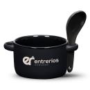 Merritt Soup Mug & Spoon - 12oz - Deep Etch