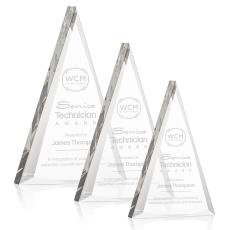 Employee Gifts - Shrewsbury Clear Pyramid Acrylic Award