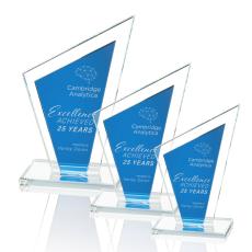 Milton Blue Peaks Crystal Award - Awards and Trophies