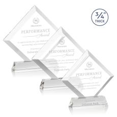 Belaire Clear on Newhaven Base Diamond Crystal Award - Awards and Trophies