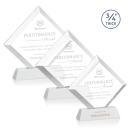 Belaire White on Newhaven Base Diamond Crystal Award