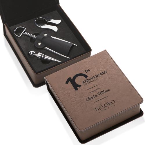 Corporate Gifts - Barware - Wine Accessories - Falkland Wine Accessory Set - 3pc
