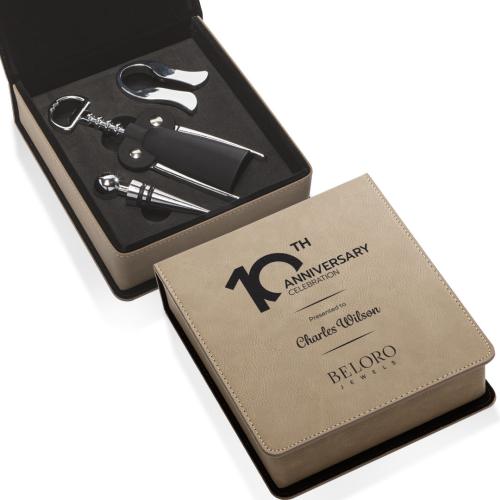 Corporate Gifts - Barware - Wine Accessories - Falkland Wine Accessory Set - 3pc