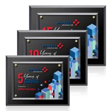 Lexicon Full Color Plaque - Gold - Awards and Trophies