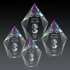 Devron 3D Prismatic Polygon Crystal Award - Awards and Trophies
