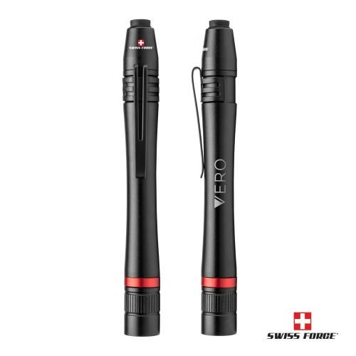 Promotional Products - Auto and Tools - Flashlights - Swiss Force&reg; Antares Mini Flashlight w/Pen Clip