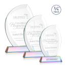 Wichita Prismatic on Newhaven Base Flame Crystal Award