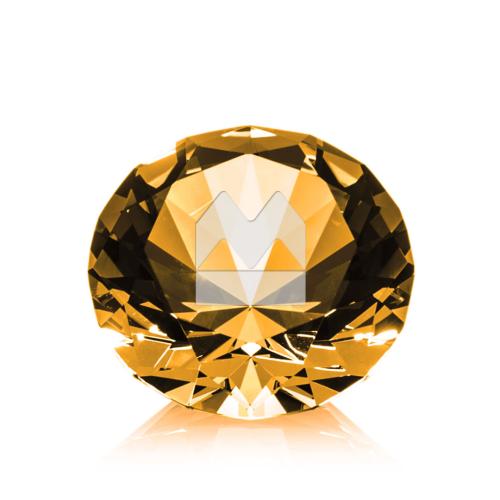 Awards and Trophies - Optical Gemstone Amber Crystal Award