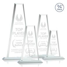 Imperial Tower White  Towers Crystal Award - Awards and Trophies