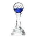 Tranquility Clear on Langport Base Globe Glass Award