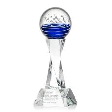 Tranquility Clear on Langport Base Globe Glass Award - Crystal Awards