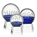 Tranquility Clear on Robson Base Globe Glass Award
