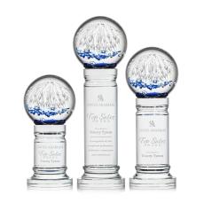 Starburst Clear on Colverstone Base Globe Glass Award - Glass Awards