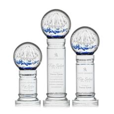 Starburst Clear on Colverstone Base Globe Glass Award - Glass Awards