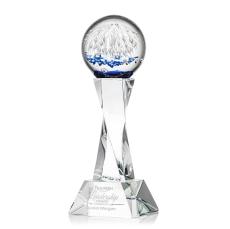 Starburst Clear on Langport Base Globe Glass Award - Glass Awards