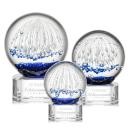 Starburst Clear on Paragon Base Globe Glass Award