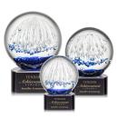 Starburst Black on Paragon Base Globe Glass Award