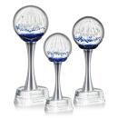 Starburst Clear on Willshire Base Globe Glass Award