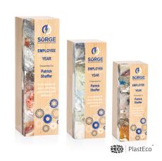 Midori PlastEco Full Color Rogue River Towers Wood Award - Full Color Imprint