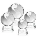 Globe Clear on Robson Base Globe Crystal Award