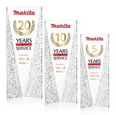 Navarro Full Color Towers Crystal Award - Full Color Imprint