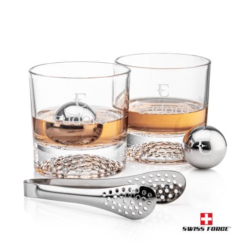Corporate Gifts - Barware - Gift Sets - Swiss Force&reg; S/S Balls & 2 Fairway OTR
