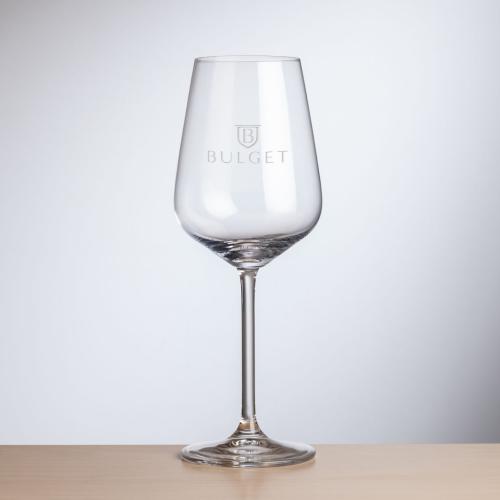 Corporate Gifts - Barware - Wine Glasses - Elderwood Wine - Deep Etch 