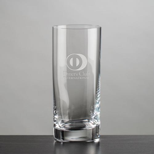Corporate Gifts - Barware - Hiball Glasses - Franca Hiball/Cooler - Deep Etch