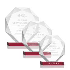 Kitchener Red  Polygon Crystal Award - Awards and Trophies