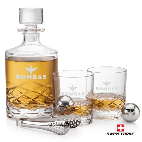 Corporate Gifts - Barware - Gift Sets - Durham Decanter Set & Ice Balls