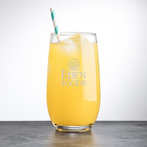 Corporate Gifts - Barware - Hiball Glasses - Gibson Hiball - Deep Etch