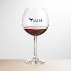 Burlington Burgundy Wine - Imprinted - Wine Glasses