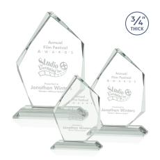 Mercer Jade Peaks Glass Award - Glass Awards
